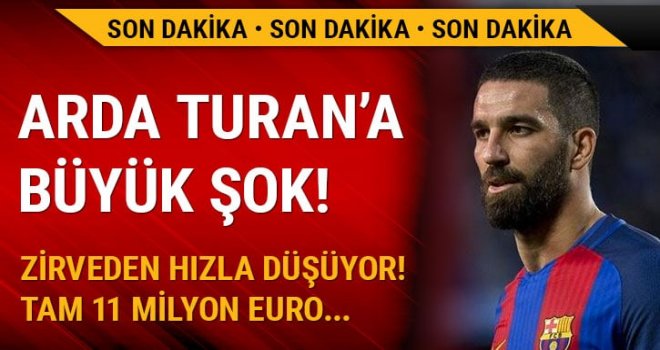 Arda Turan'ın bonservis bedeli 11 milyon euro değer kaybetti