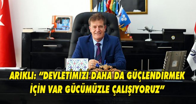 Arıklı, 20 Temmuz Mutlu Barış Harekâtı’nın 51. yıl dönümü dolayısıyla bir mesaj yayımladı. 
