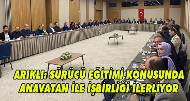 ARIKLI: İŞBİRLİĞİ DAHA DA GELİŞTİRİLECEK