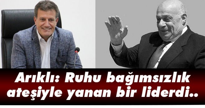 Arıklı, kurucu Cumhurbaşkanı Denktaş’ın ölüm yıl dönümü nedeniyle mesaj yayımladı