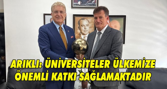 Arıklı, Prof. Dr. Mustafa Aydın’ı kabul etti