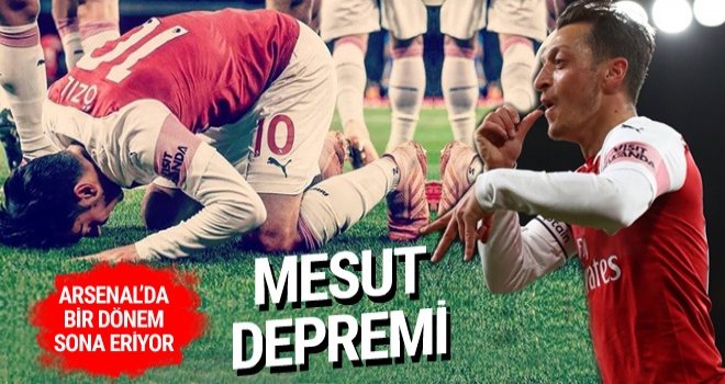 Arsenal'da deprem! Mesut Özil veda ediyor