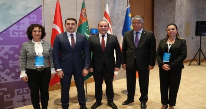 Ataoğlu, Azerbaycan’da düzenlenen TÜRKSOY Daimi Konseyi 40. Dönem Kültür Bakanları toplantısına katıldı