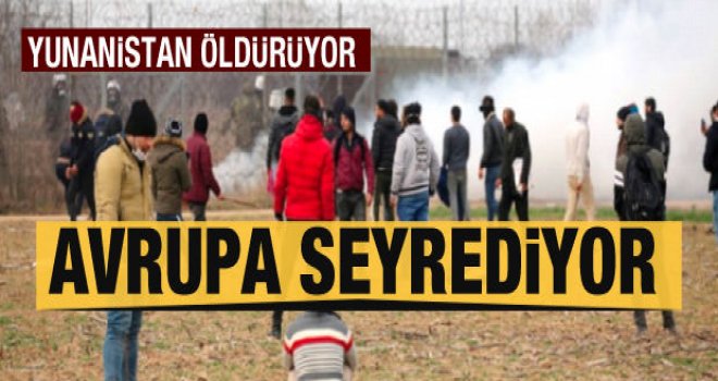 Atina öldürüyor Avrupa seyrediyor
