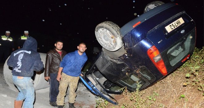 Aynı yolda 3 saat arayla 2 kaza