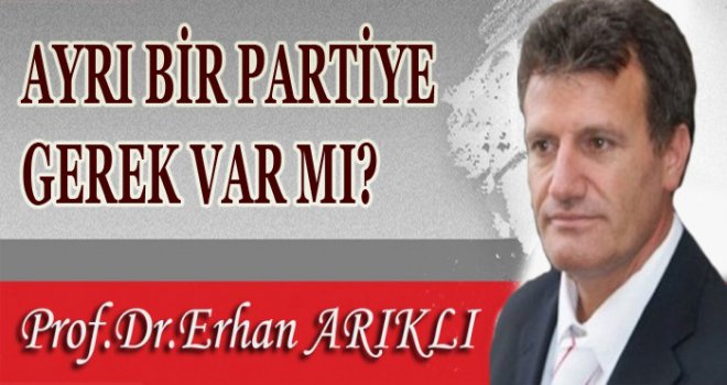 AYRI BİR PARTİYE GEREK VAR MI?
