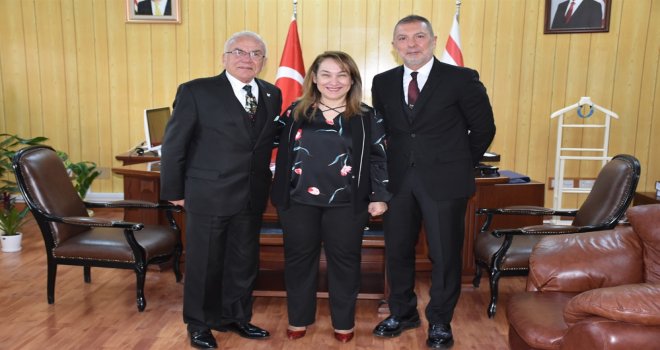 BAKAN BESİM GAÜ YETKİLİLERİNİ KABUL ETTİ..