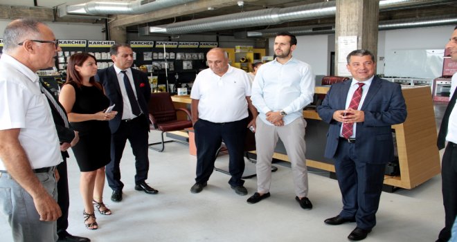 BAKAN DÜRÜST, HASPOLAT TİCARET MERKEZİ’Nİ ZİYARET ETTİ