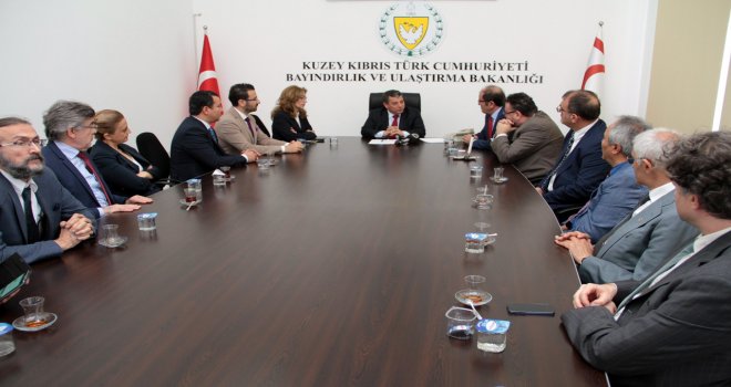 BAKAN DÜRÜST, (RATEM) RADYO TELEVİZYON YAYINCILARI MESLEK BİRLİĞİ İLE GÖRÜŞTÜ