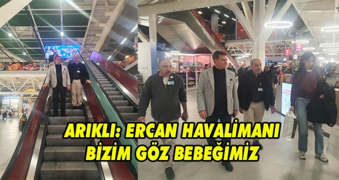 Bakan Erhan Arıklı: Ercan Havalimanı Terminalini denetledi.