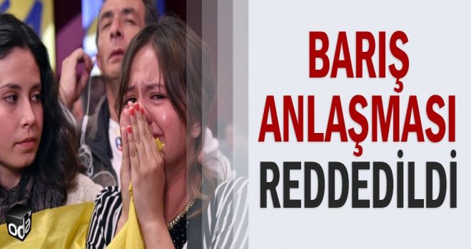 Barış anlaşması referandumda reddedildi