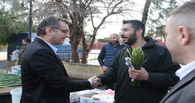 BAŞBAKAN ERHÜRMAN GÜZELYURT’TA ESNAF VE HALKLA BİR ARAYA GELDİ