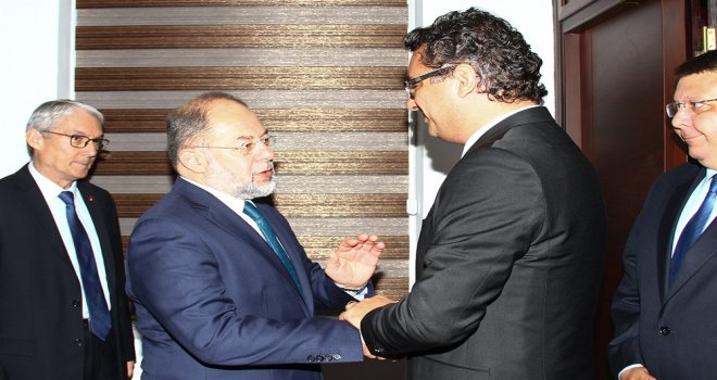 BAŞBAKAN ERHÜRMAN, TC BAŞBAKAN YARDIMCISI AKDAĞ’I KABUL ETTİ..
