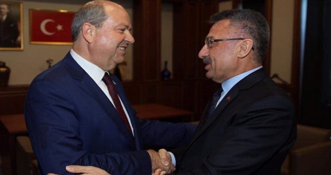 Başbakan Tatar, Fuat Oktay ile görüştü