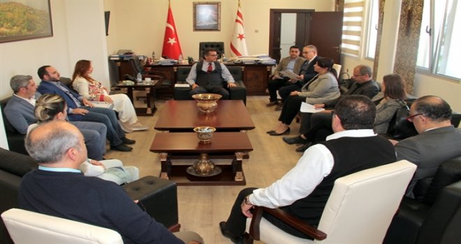 BAŞBAKAN TUFAN ERHÜRMAN, YYK YETKİLİLERİNİ VE ÖZEL TELEVİZYON YAYINCILARINI KABUL ETTİ