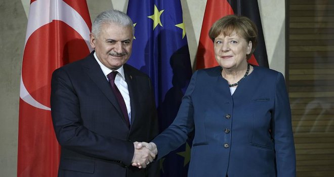 Başbakan Yıldırım ile Almanya Başbakanı Merkel bir araya gelecek.