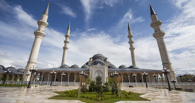 Başkente değer katacak külliyede sona gelindi..