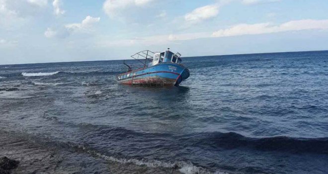 Batuhan Kaptan-3 balıkçı teknesi terkedilmiş bulundu