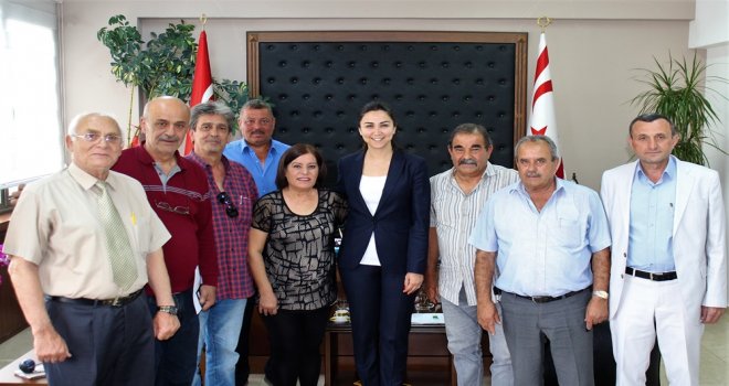 BAYBARS LEFKOŞA MUHTARLAR DERNEĞİ HEYETİNİ KABUL ETTİ