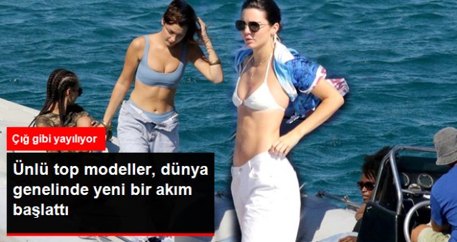 Bella Hadid ve Kendall Jenner, Akımı Başlattı
