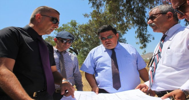 BEROVA ERDAL ABİT ANAOKULU VE OKUL ÖNCESİ EĞİTİM MERKEZİ’NİN YAPILACAĞI ARAZİDE İNCELEME YAPTI