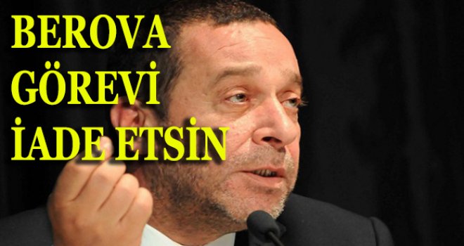 Berova’nın Partiyle Siyasi Bir Geçmişi Yok