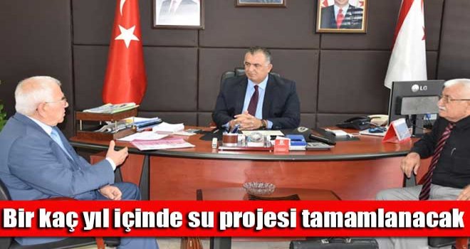 Bir kaç yıl içinde su projesi tamamlanacak