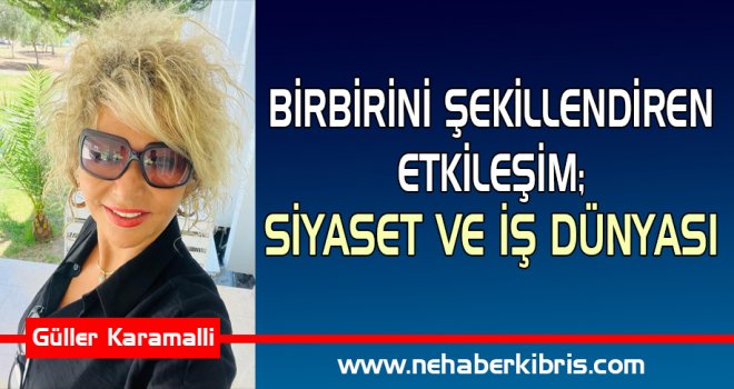 BİRBİRİNİ ŞEKİLLENDİREN ETKİLEŞİM;  SİYASET VE İŞ DÜNYASI 