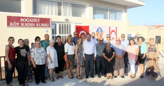 BOĞAZİÇİ KÖY KADIN KURSU YIL SONU SERGİSİ AÇILDI