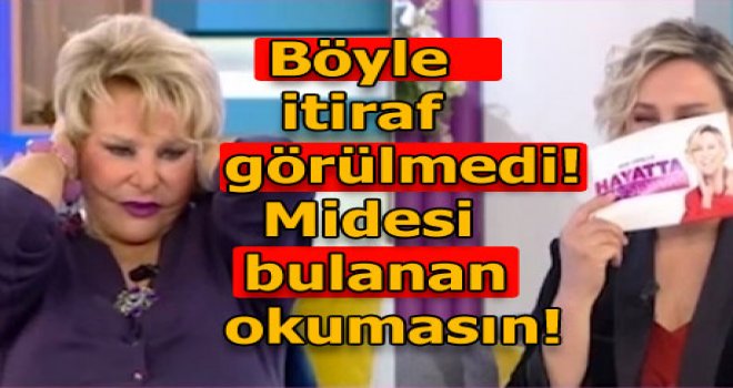 Böyle itiraf görülmedi! Midesi bulanan okumasın...