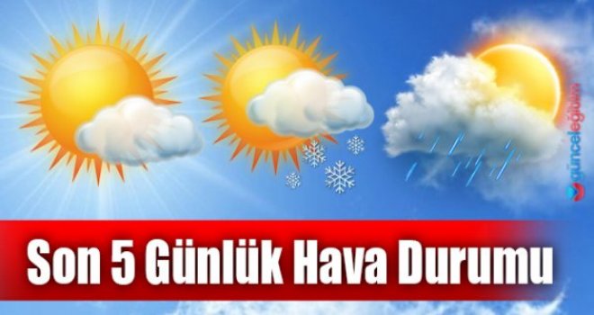 Bu Haftaki Hava Durumu