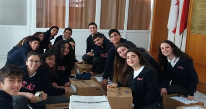 BÜLENT ECEVİT LİSESİ’NDEN (LTB) PAYLAŞIM MUTFAĞI’NA 25 KOLİLİK BAĞIŞ…