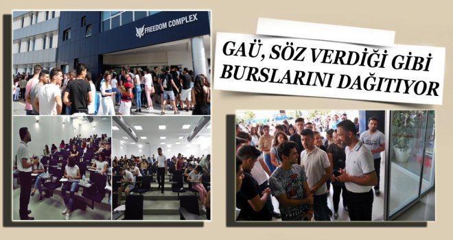 Burs Hedefleyen Genç Adaylar, GAÜ Burs Sıralama Sınavında Buluştu 