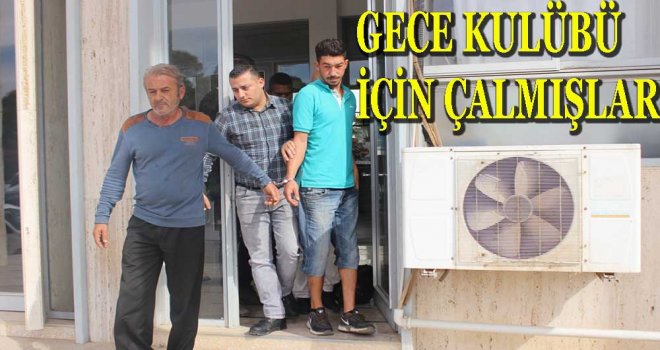 Çalıntı paraları gece kulübünde harcadılar  