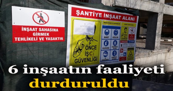 ÇALIŞMA DAİRESİ, LEFKOŞA’DA İŞ SAĞLIĞI VE GÜVENLİĞİ DENETİMLERİ YAPTI