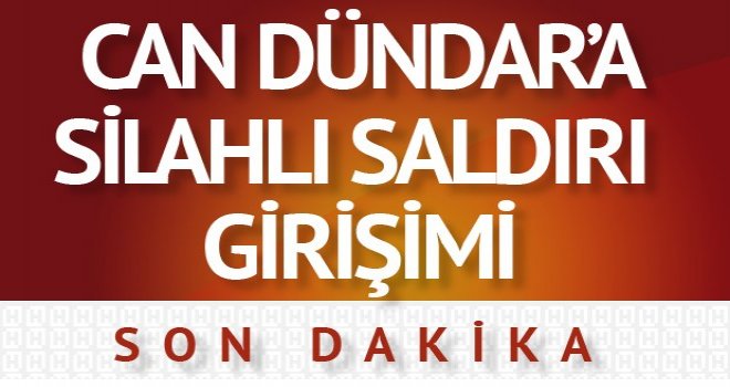 Can Dündar'a saldırı girişimi