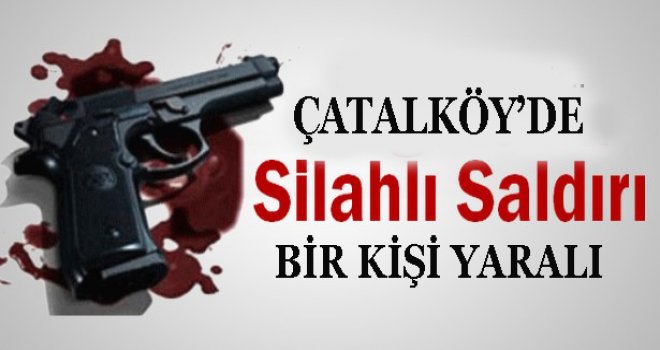 Çatalköy'de silahlı saldırı