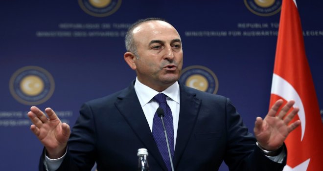 Çavuşoğlu görüşmeler için Ada'da