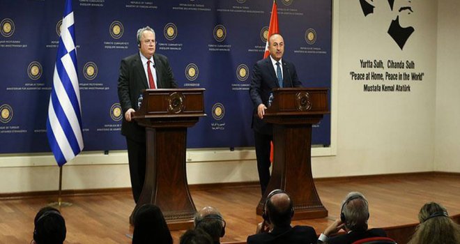 Çavuşoğlu, Yunan mevkidaşı Kocias ile Kıbrıs konusunu görüştü