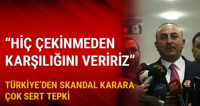 Çavuşoğlu'ndan Almanya'ya çok sert tepki