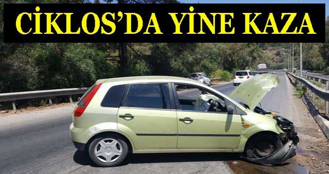 Ciklos'ta yine kaza!