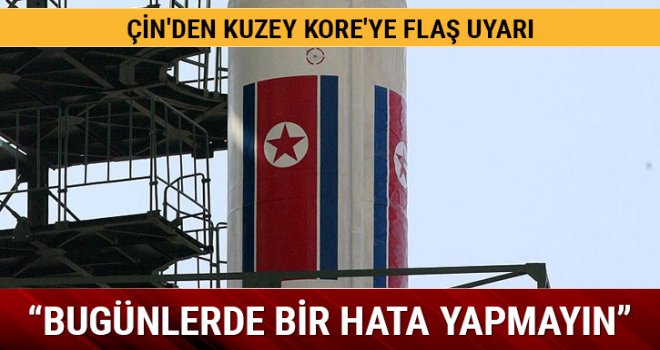Çin'den Kuzey Kore'ye ABD uyarısı