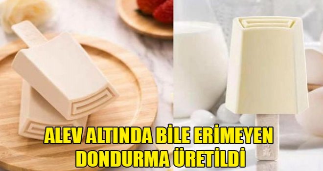 Çinli firma, kaynak ateşinde bile erimeyen dondurma üretti