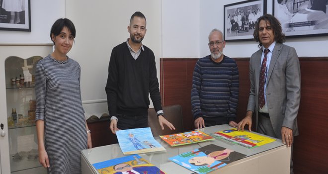 Çocuklar kalplerindeki DR. Fazıl Küçük’ü resimledi