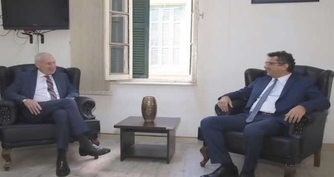 CTP GENEL BAŞKANI ERHÜRMAN, ALMAN BÜYÜKELÇİ İLE GÖRÜŞTÜ