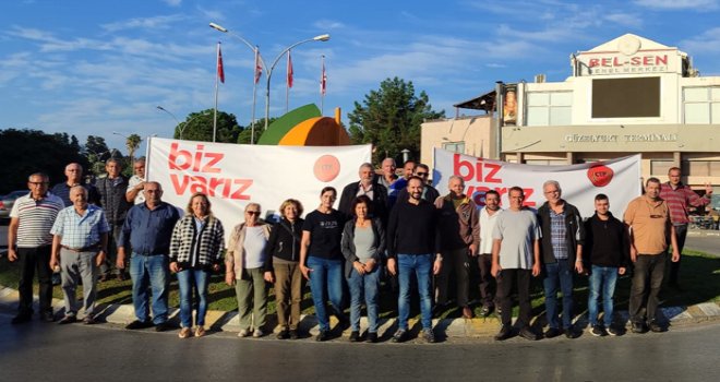 CTP her ilçede çember eylemleri düzenledi