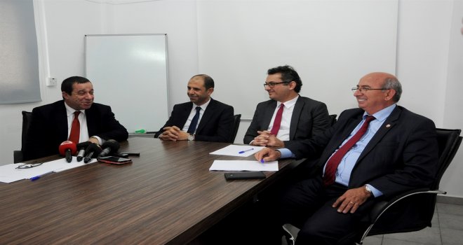 CTP, TDP, HP VE DP BAŞKANLARI BİRARAYA GELDİ...