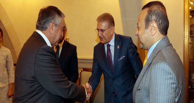 Cumhurbaşkanı Akıncı, Bağış ve Aydın’ı kabul etti