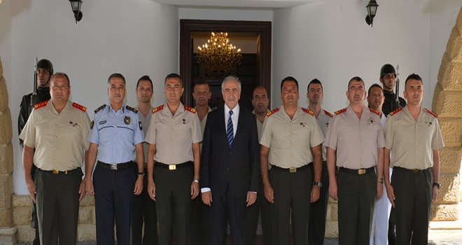 Cumhurbaşkanı Akıncı GKK Tümgeneral Yıldırım’ı kabul etti