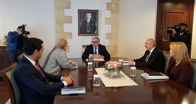 CUMHURBAŞKANI AKINCI, LUTE’LA GÖRÜŞTÜ